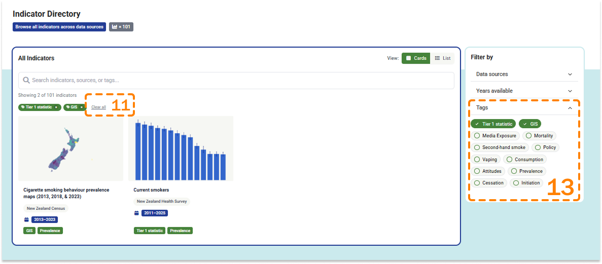Mega menu navigation